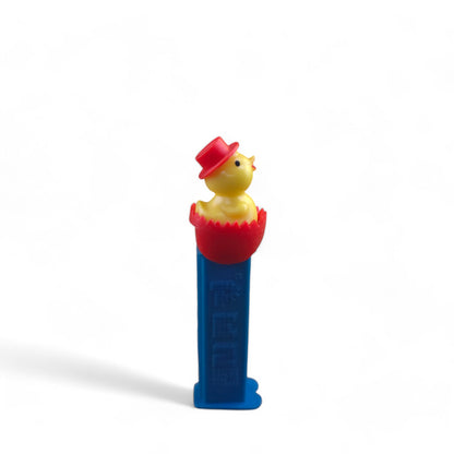 PEZ Easter Chick In Egg Footed Candy Dispenser 1999 Retired Blue