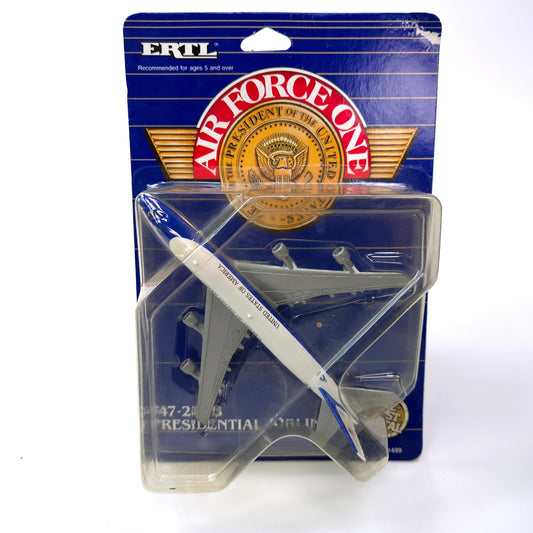 Sealed Vintage ERTL Air Force One Metal Diecast Airplane 747-200B Presient 1499