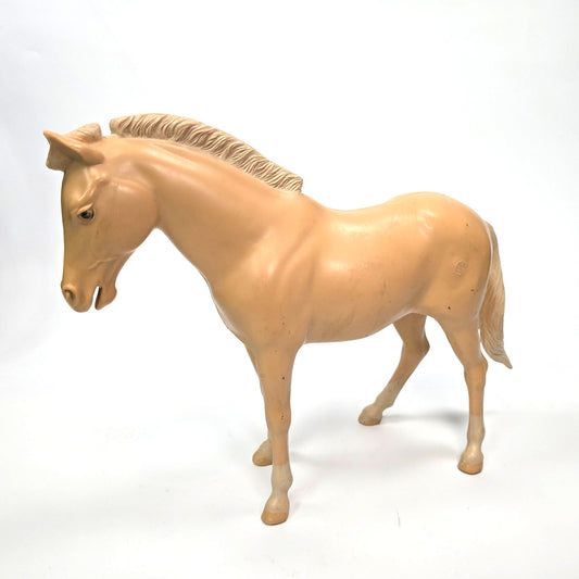 Vintage Poncho Pony Horse Johnny West Louis Marx Tan No Saddle