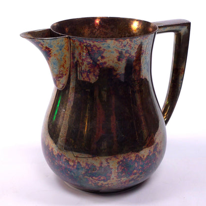 Vintage EPCA Bristol Silver Plated 7" Pitcher 215 Patina