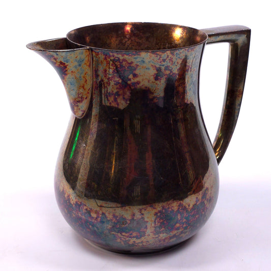 Vintage EPCA Bristol Silver Plated 7" Pitcher 215 Patina