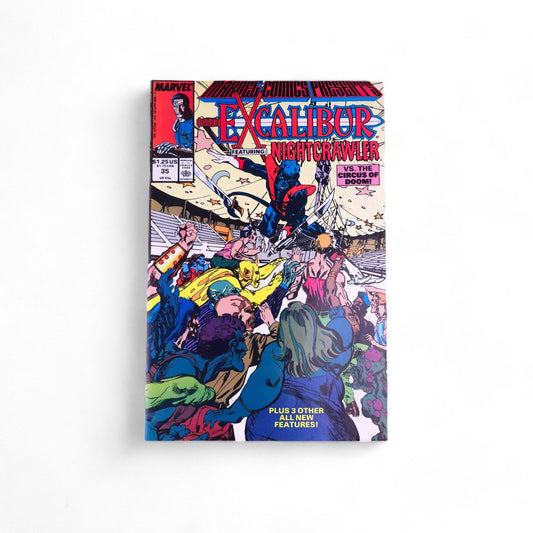 Excalibur Nightcrawler VS. The Circus of Doom! #35 Marvel Comics 1989 Comic Book