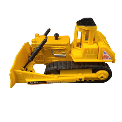 1998 Smart Toys Dynamic Diecast Yellow Bulldozer Construction Vehicle
