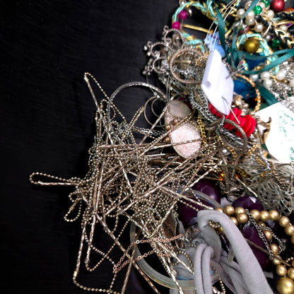 1 lb Vintage to Now Mixed Jewelry Lot Costume Craft Repair Resale JL26