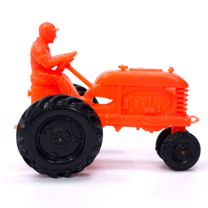 Vintage The Barr Rubber Products Ohio Plastic Farm Tractor Toy