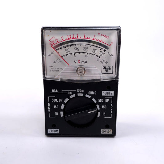 Vintage Vanco 1,000 OHM/Volt Multi Tester VM-1 Works