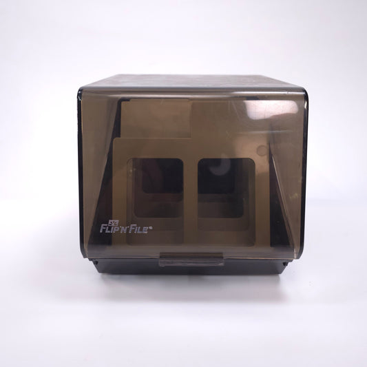 Vintage Flip 'N' File 5.25" Floppy Disk Storage Organizer