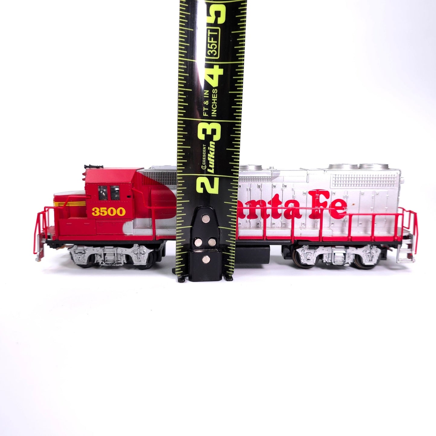 Life Like HO Scale Santa Fe 3500 Diesel Locomotive Engine Train FOR PARTS