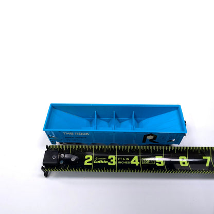 HO Scale The Rock 133274 Blue Open Top Train Car