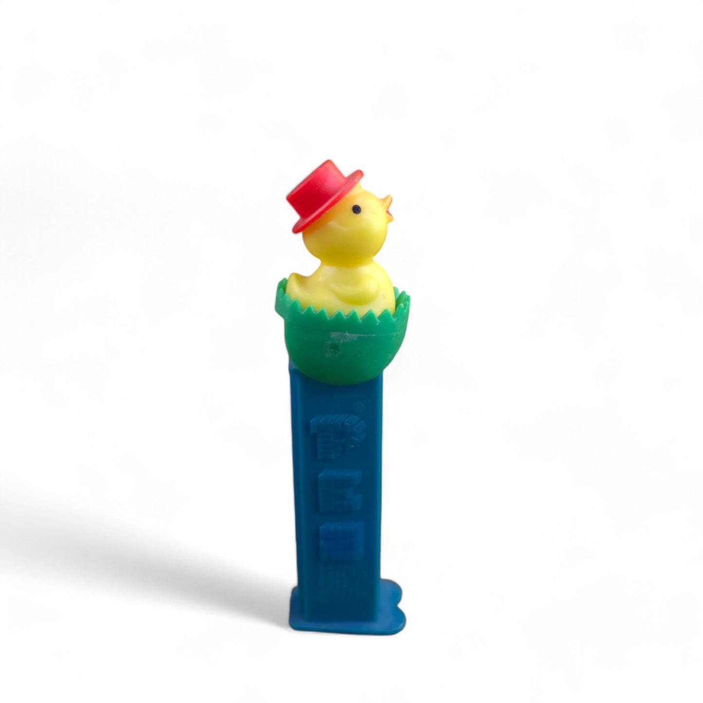 PEZ Easter Chick In Egg Footed Candy Dispenser 1999 Retired Blue