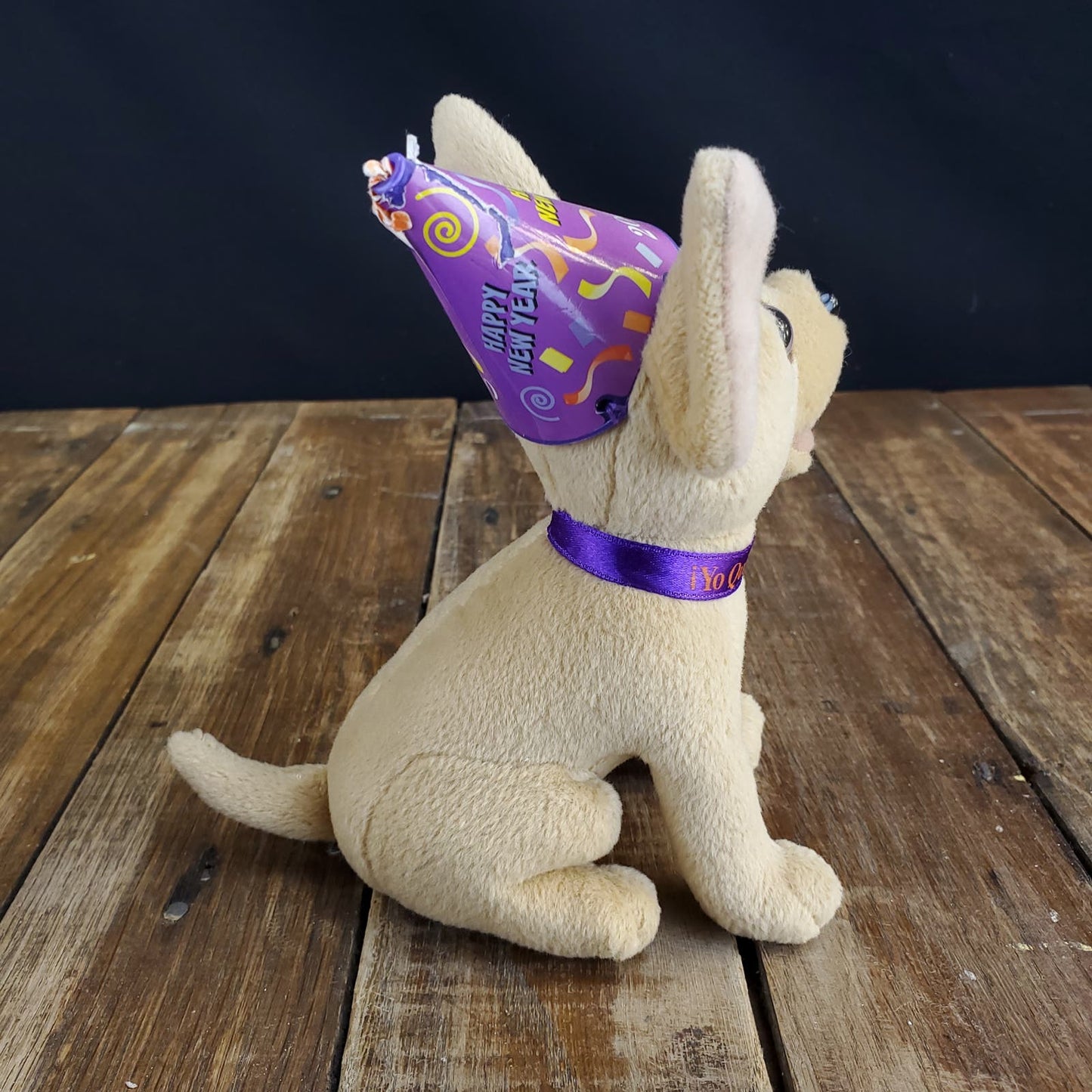 Vintage Yo Quiero Taco Bell Chihuahua Plush Y2k 2000 Happy New Year Not Working