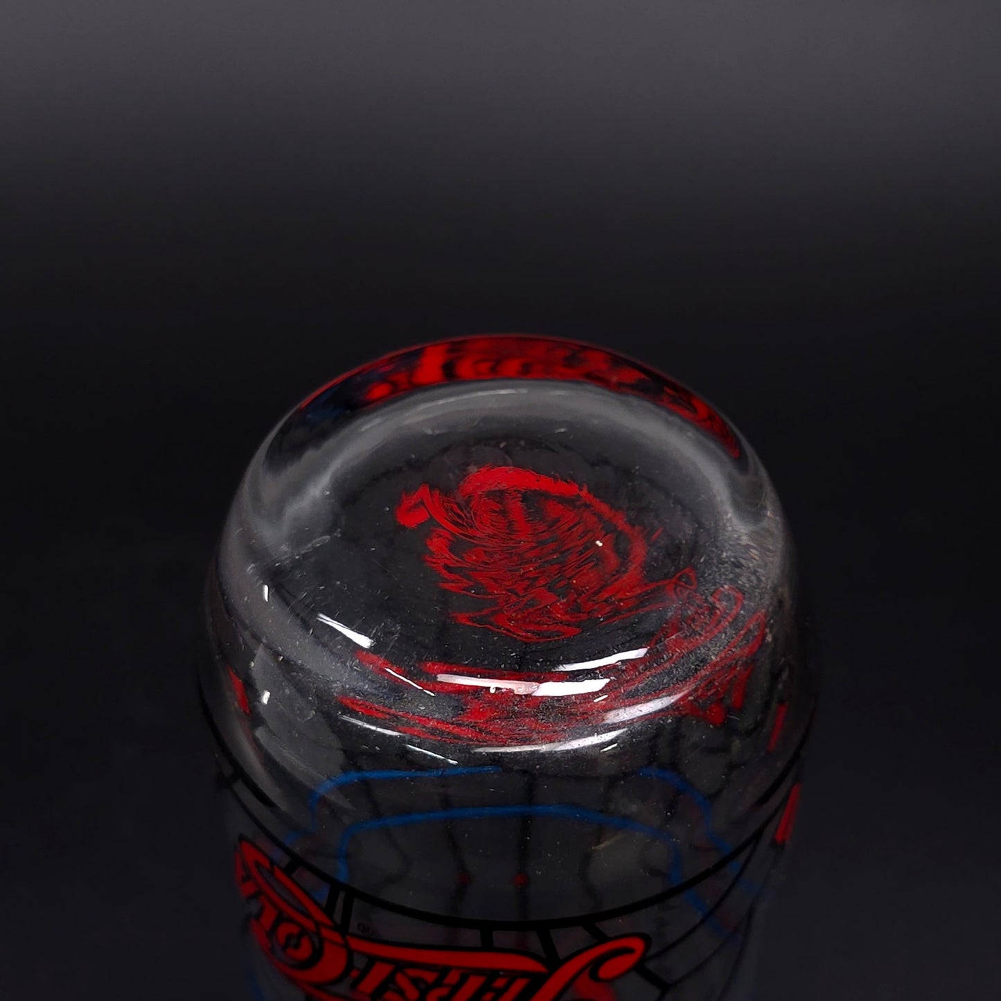 Vintage Pepsi-Cola Stained Glass Cup Design 6" Tall