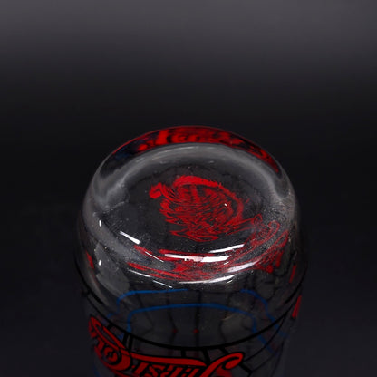 Vintage Pepsi-Cola Stained Glass Cup Design 6" Tall