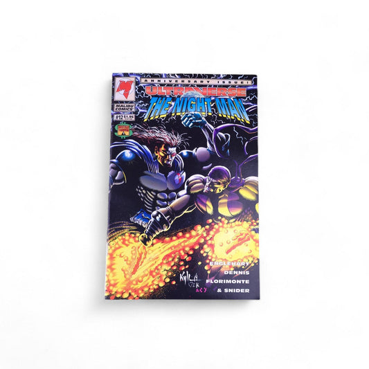 Ultraverse The Night Man #12 Malibu Comics 1994 Comic Book Anniversary Issue
