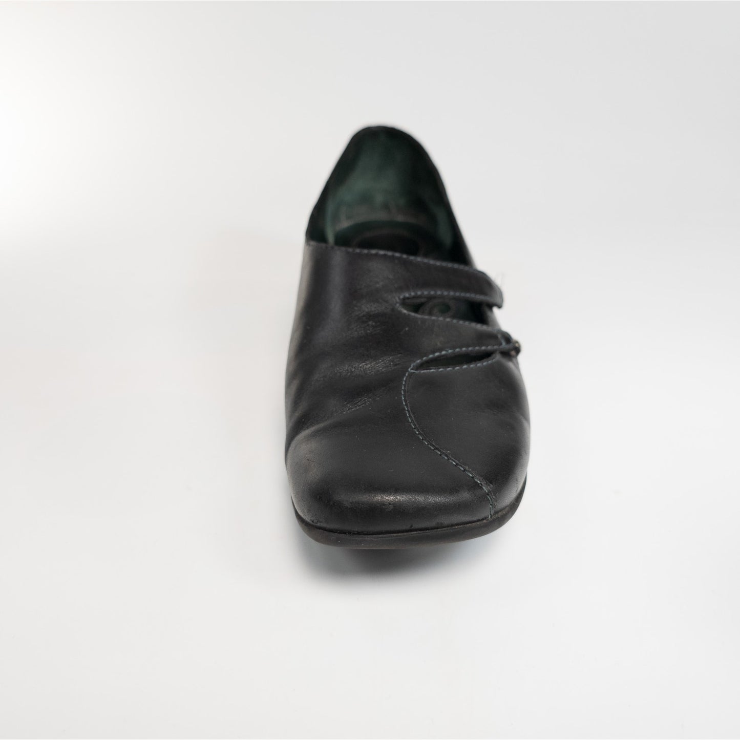 Clarks Leather Wedge Heel Business Casual Loafer Women's Size 8M