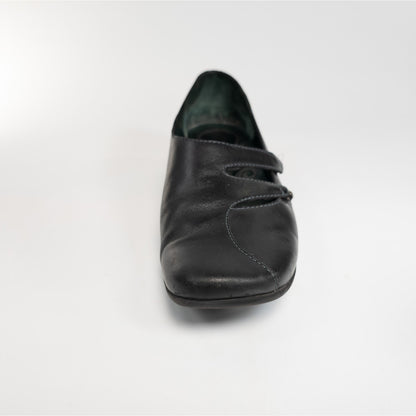 Clarks Leather Wedge Heel Business Casual Loafer Women's Size 8M