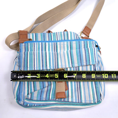 GAL Canvas Crossbody Shoulder Purse Bag 11 Compartments