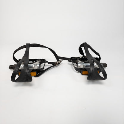 Wellgo LU-944 Bike Pedals with Toe Cages