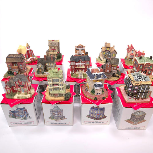Lot of 4 Liberty Falls The American Collection Village House Figurine