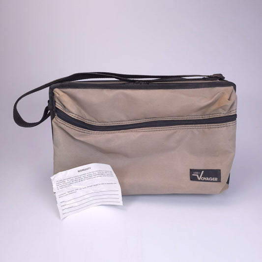Vintage Lebo Voyager 30 Cassette Tap Holder Soft Case with Shoulder Strap