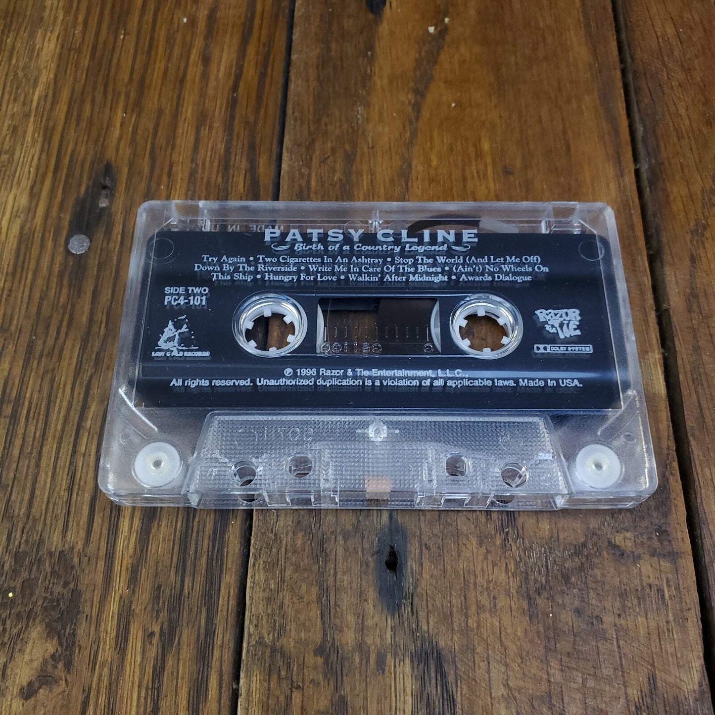 Patsy Cline Live Performances (Cassette) 2+ Ship FREE