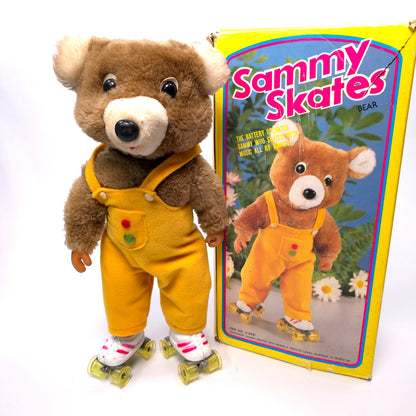 Vintage Sammy Skates Bear Item S-600 1985 FOR PARTS