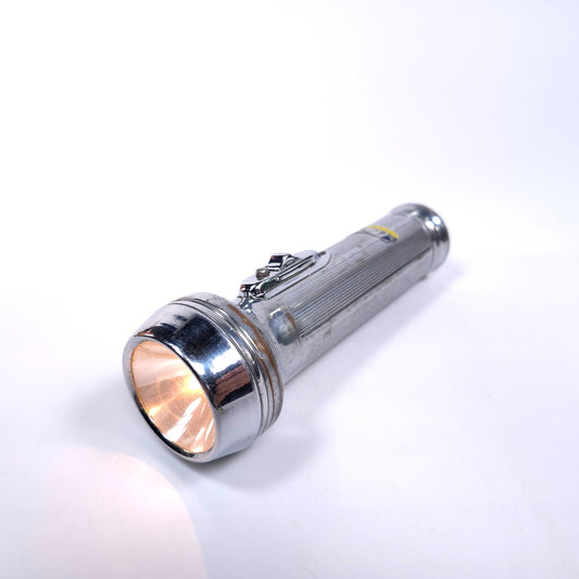 Vintage Homart Explorer Metal Flashlight Works