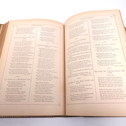 A Library Of Poetry And Song William Cullen Bryant 1876 Leather Bound