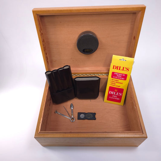 Abbey Removable Cedar Lined Humidor & Extras