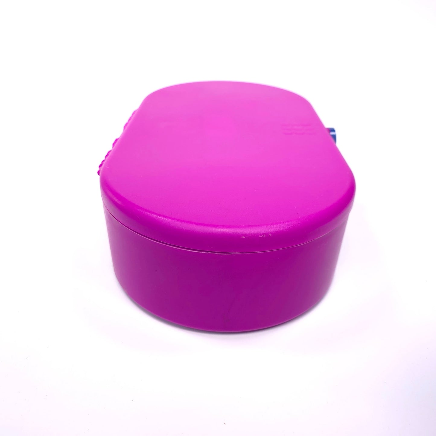 Vintage Caboodles Medium Cosmetic Makeup Jewelry Trinket Box w/ Mirror Purple