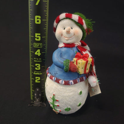 Holiday Snowman With Presents - The Cherished Home Collection - Christmas Decor