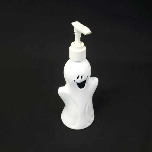 Fall Halloween Ghost Pump Hand Soap Molded Plastic Bottle