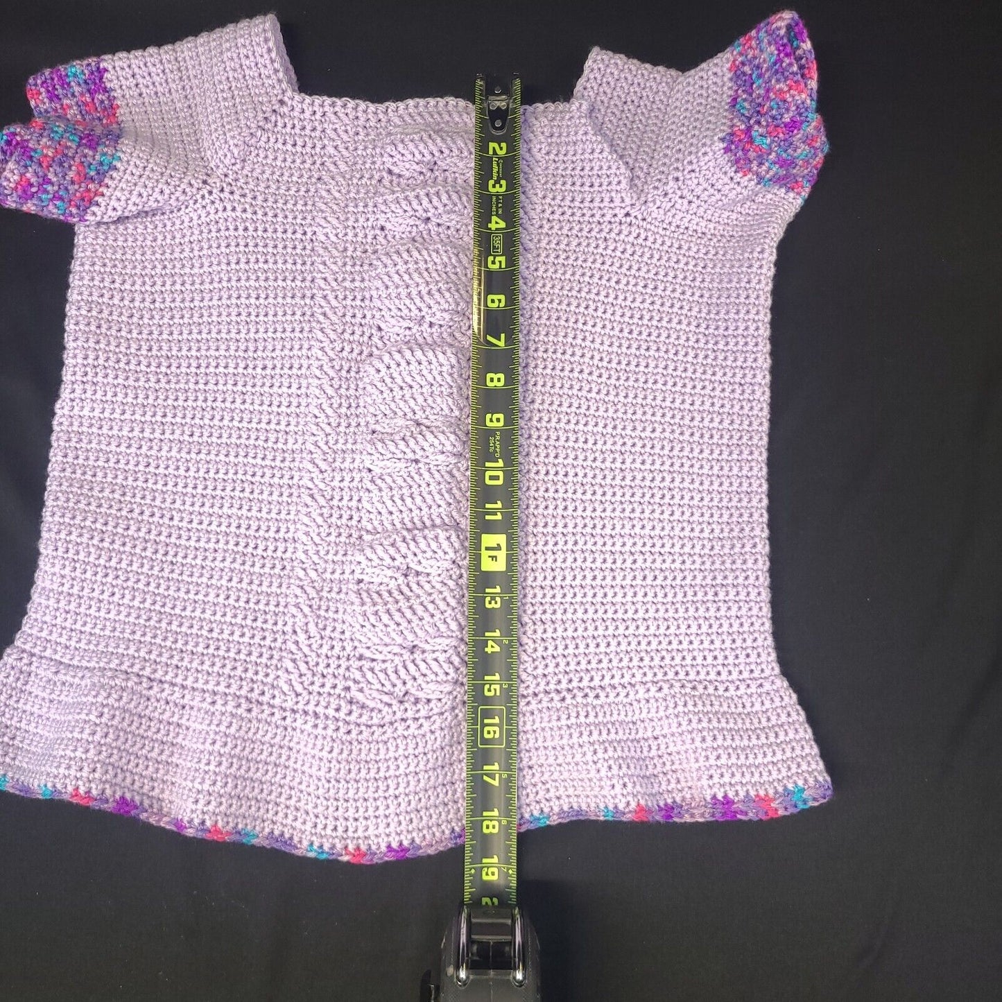 Handmade Cabled Peplum Tee Small - Stylish and Trendy Summer Wear