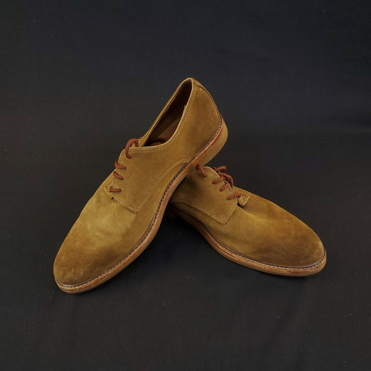 Coach New York Men's Oxford Shoes Gilbert Color: Snuff/Tan Suede Size 10 D Q4093