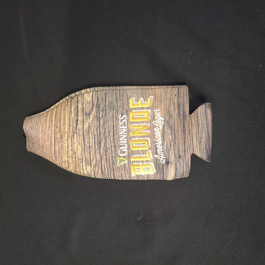 Guinness Blonde Zippered Bottle Koozie - Collectible - Unique - Barware
