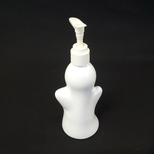 Fall Halloween Ghost Pump Hand Soap Molded Plastic Bottle