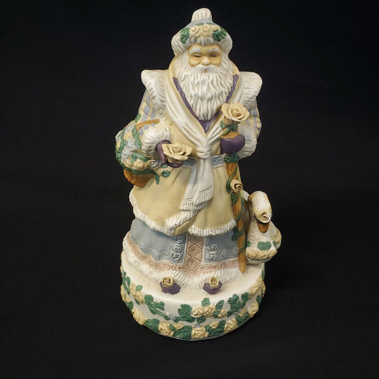 Victorian Musical Santa Christmas Plays "I'm Dreaming of a White Christmas"