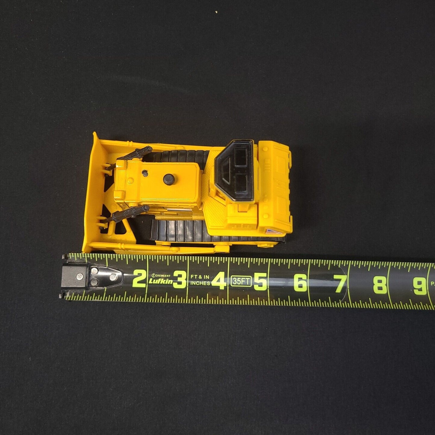 1998 Smart Toys Dynamic Diecast Yellow Bulldozer Construction Vehicle
